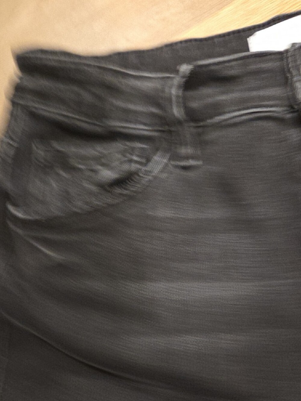 High-Rise Black Wide-Leg Flare Jeans - Picture 5 of 6